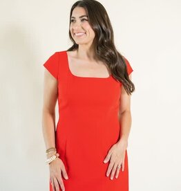 French Connection Azra Twill Cap Sleeve Mini Dress