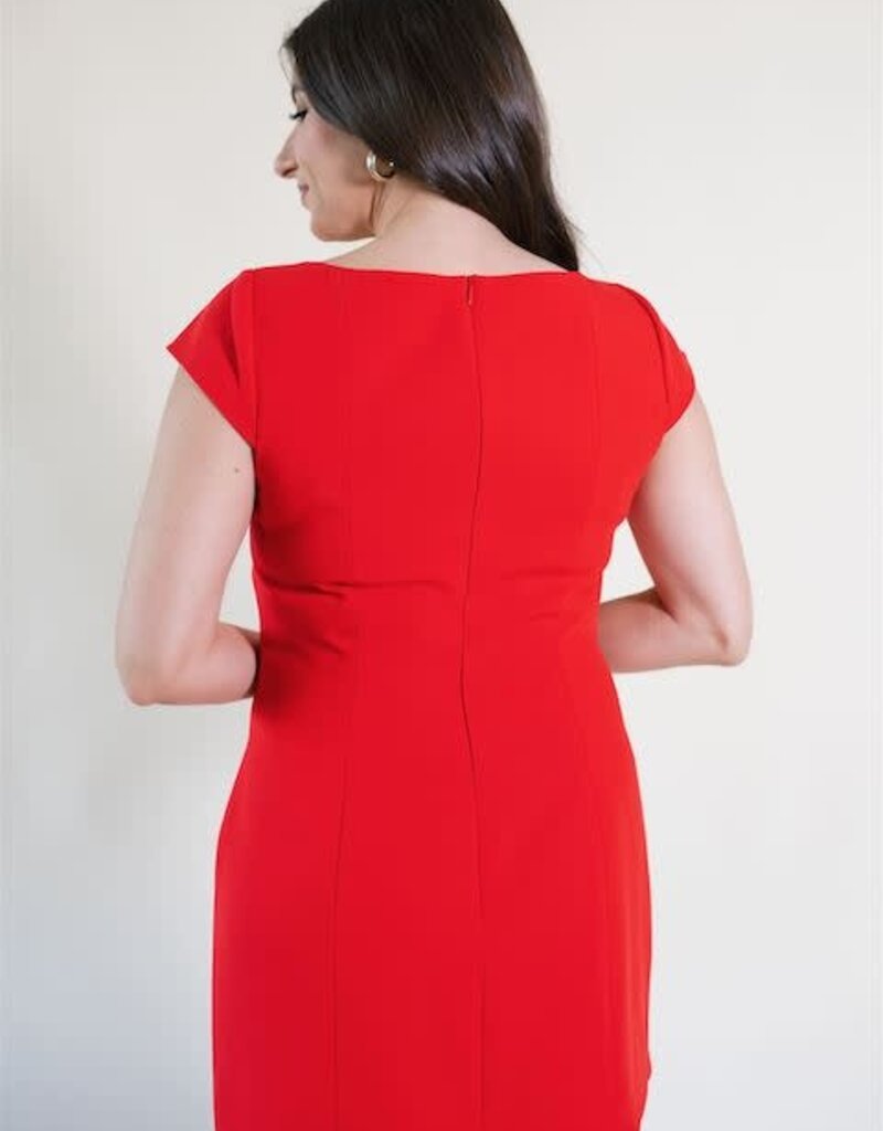 French Connection Azra Twill Cap Sleeve Mini Dress