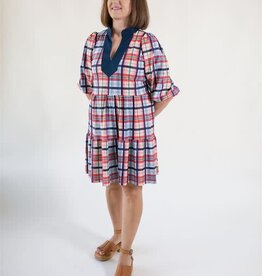 Smith & Quinn Tory Dress Coastal Plaid