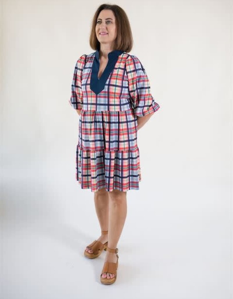Smith & Quinn Tory Dress Coastal Plaid
