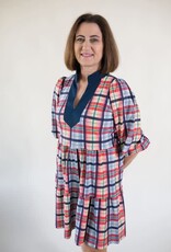 Smith & Quinn Tory Dress Coastal Plaid