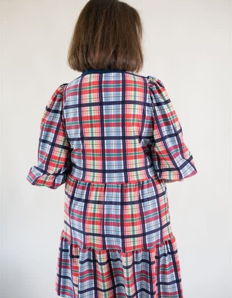 Smith & Quinn Tory Dress Coastal Plaid