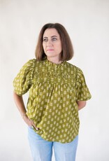 Marissa Printed Blouse Green