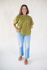 Marissa Printed Blouse Green