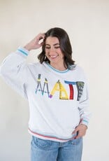 Queen of Sparkles Grey Math Icon Sweatshirt