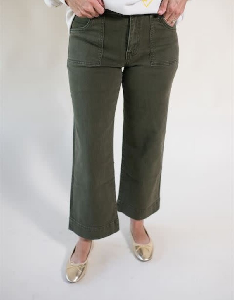 Sanctuary League Crop Jean Fatigue