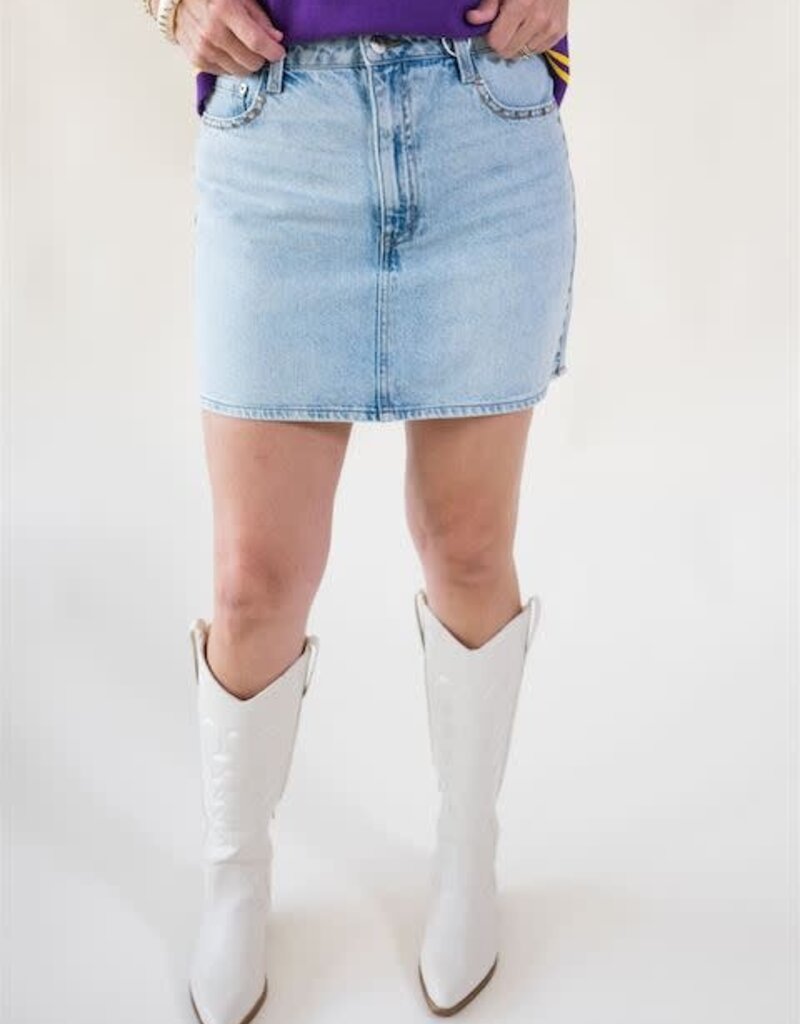 Daze Stash High Rise Mini Skirt Let's Dance