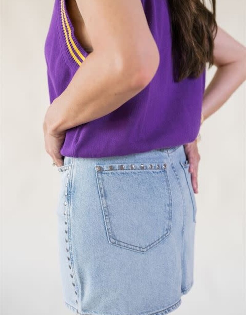 Daze Stash High Rise Mini Skirt Let's Dance