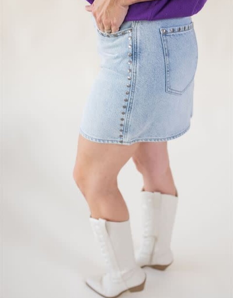 Daze Stash High Rise Mini Skirt Let's Dance