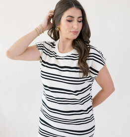 Dede Striped T-Shirt Dress