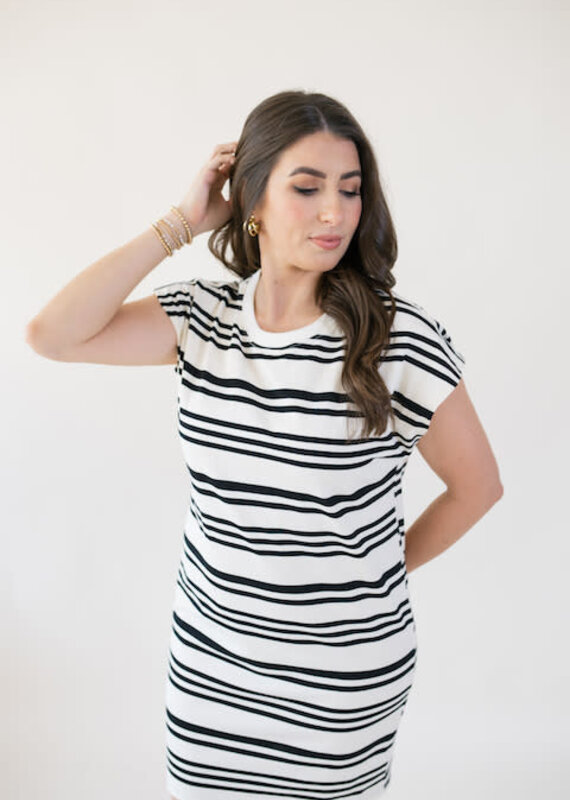 Dede Striped T-Shirt Dress