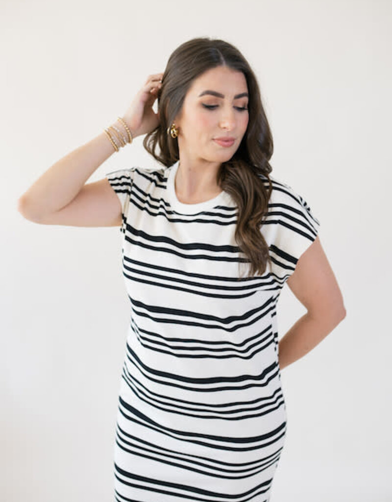Dede Striped T-Shirt Dress