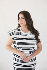 Dede Striped T-Shirt Dress