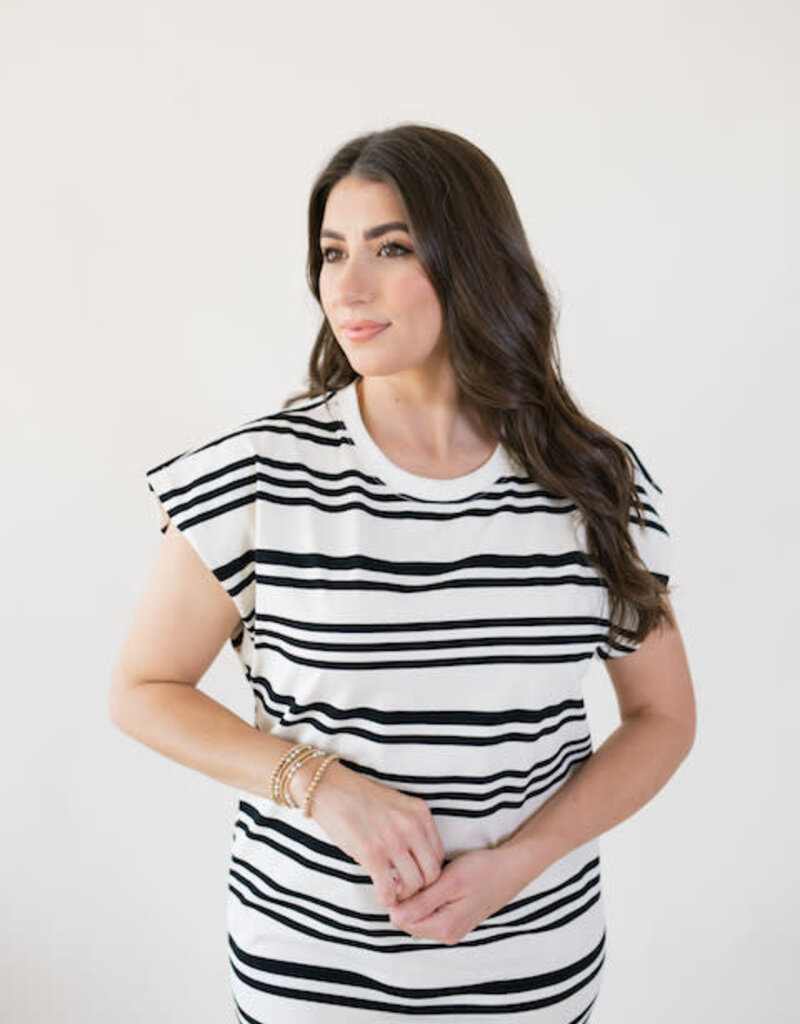 Dede Striped T-Shirt Dress