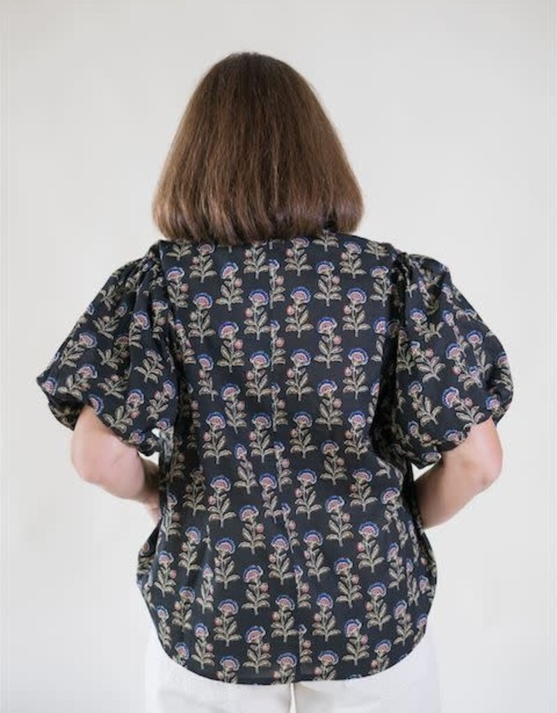 Torie Floral Print Blouse