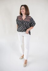 Torie Floral Print Blouse