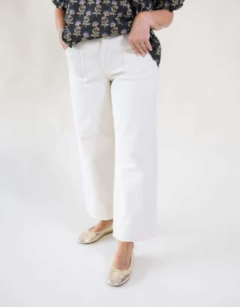 Sanctuary League Crop Jean Light Oat
