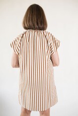 Sullivan Striped Button Down Dress