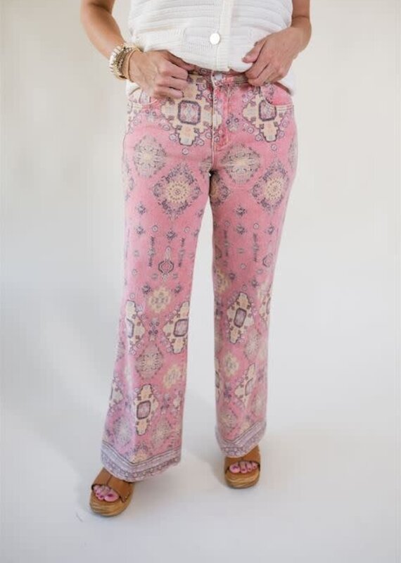 Dear John Micah Wide Leg Tibetan Tapestry