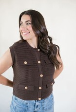 Erin Sweater Vest Brown