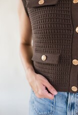 Erin Sweater Vest Brown