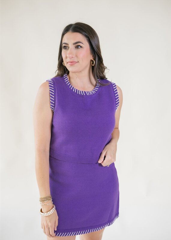 Purple State of Mind Sweater Set