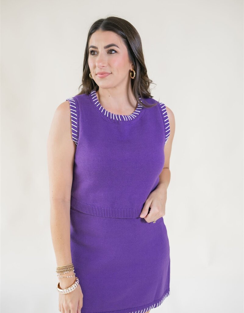 Purple State of Mind Sweater Set