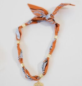 Fall Safari Scarf Necklace