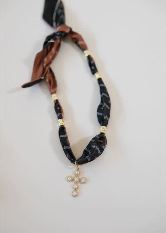 Fall Style Scarf Necklace