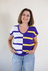 Hannah Colorblock Sweater Top