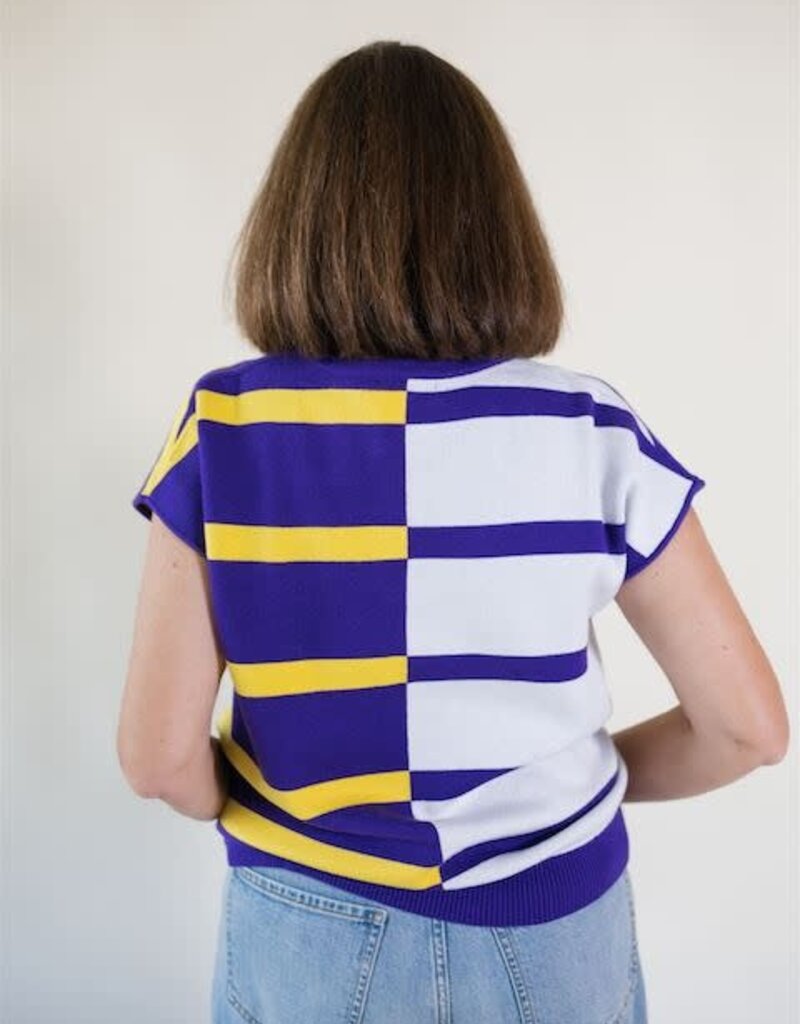 Hannah Colorblock Sweater Top