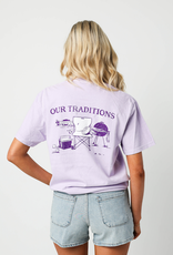 Our Traditions Gameday Pocket Tee Lavender