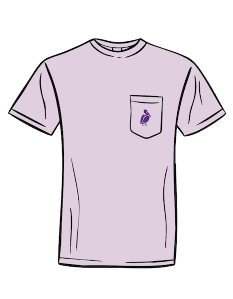 Our Traditions Gameday Pocket Tee Lavender