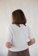 Sylvie Crochet Knit S/S Cardigan