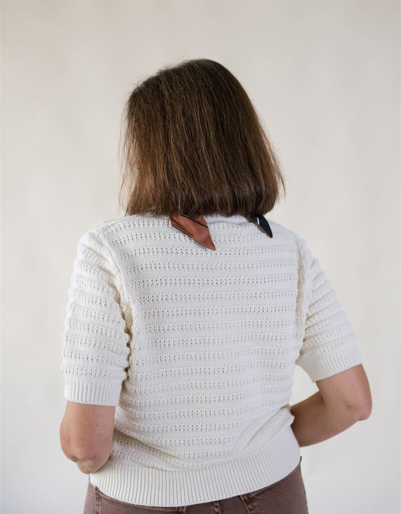 Sylvie Crochet Knit S/S Cardigan