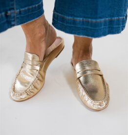 Matisse Porta Loafer Mule Gold