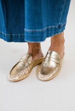 Matisse Porta Loafer Mule Gold