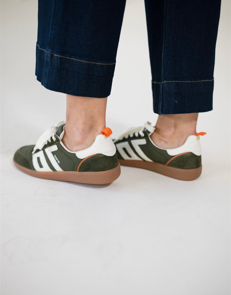 Back 70 Ghost N Sneaker Olive/Orange