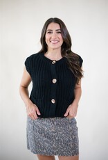 Vita Sweater Vest Black