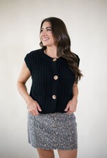 Vita Sweater Vest Black