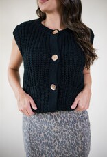 Vita Sweater Vest Black