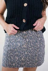 Hidden Cheetah High Rise Mini Skirt