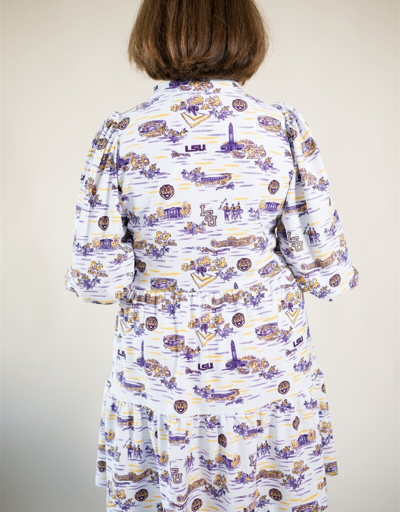 Smith & Quinn Tory Dress LSU Toile