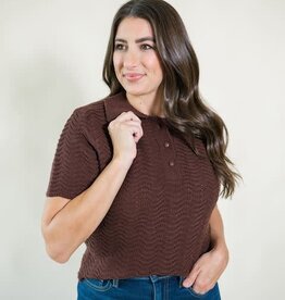 Cambridge Sweater Top Chocolate