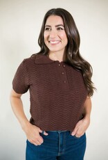 Cambridge Sweater Top Chocolate