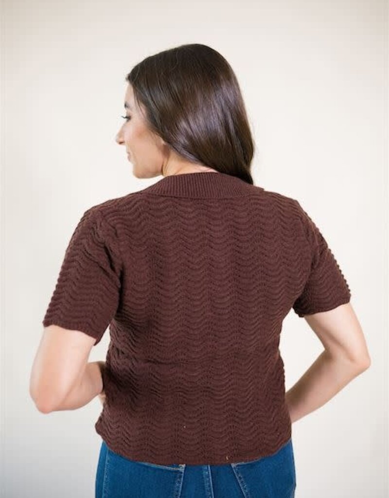 Cambridge Sweater Top Chocolate