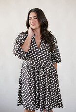 Smith & Quinn Charlotte Dress Chocolate Dot
