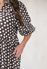 Smith & Quinn Charlotte Dress Chocolate Dot