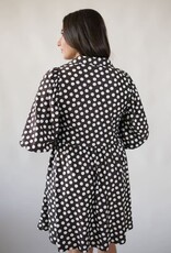 Smith & Quinn Charlotte Dress Chocolate Dot