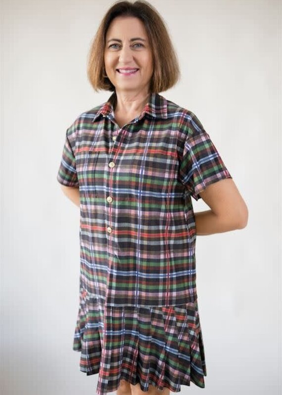 Smith & Quinn Aspen Dress Stockholm Plaid